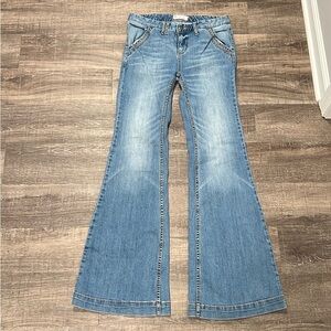 Free people bell bottom jean